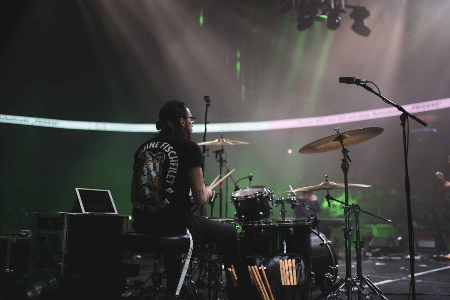 Louis On Stage From The Back